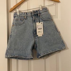 ZARA denim shorts brand new with tags never worn